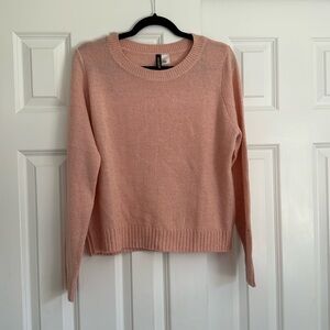 Divided Blush Pink Sweater, Size medium